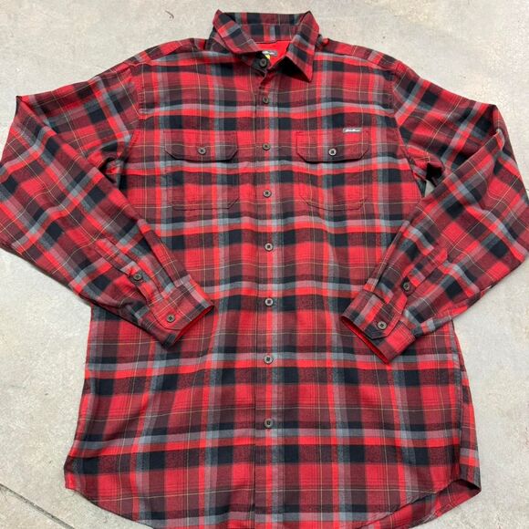 Eddie-bauer Men's Red Shirt - Picture 2 of 5
